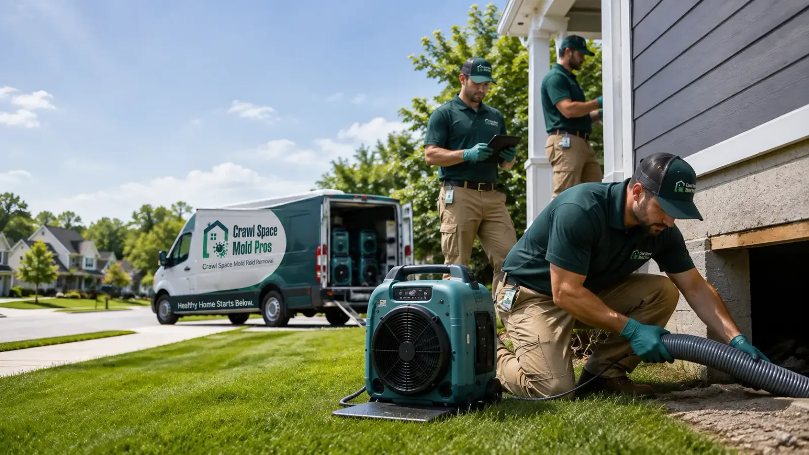 Crawl Space Mold Removal in Glenville, MN